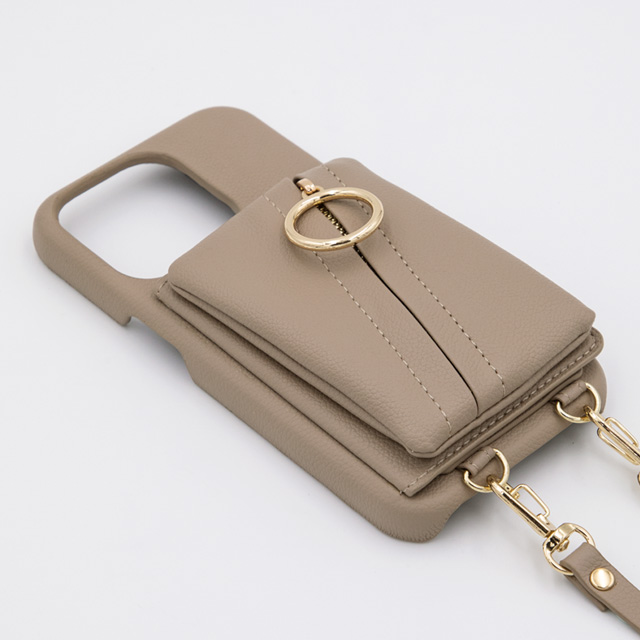 【アウトレット】【iPhone14 Plus ケース】Clutch Ring Case (beige)サブ画像
