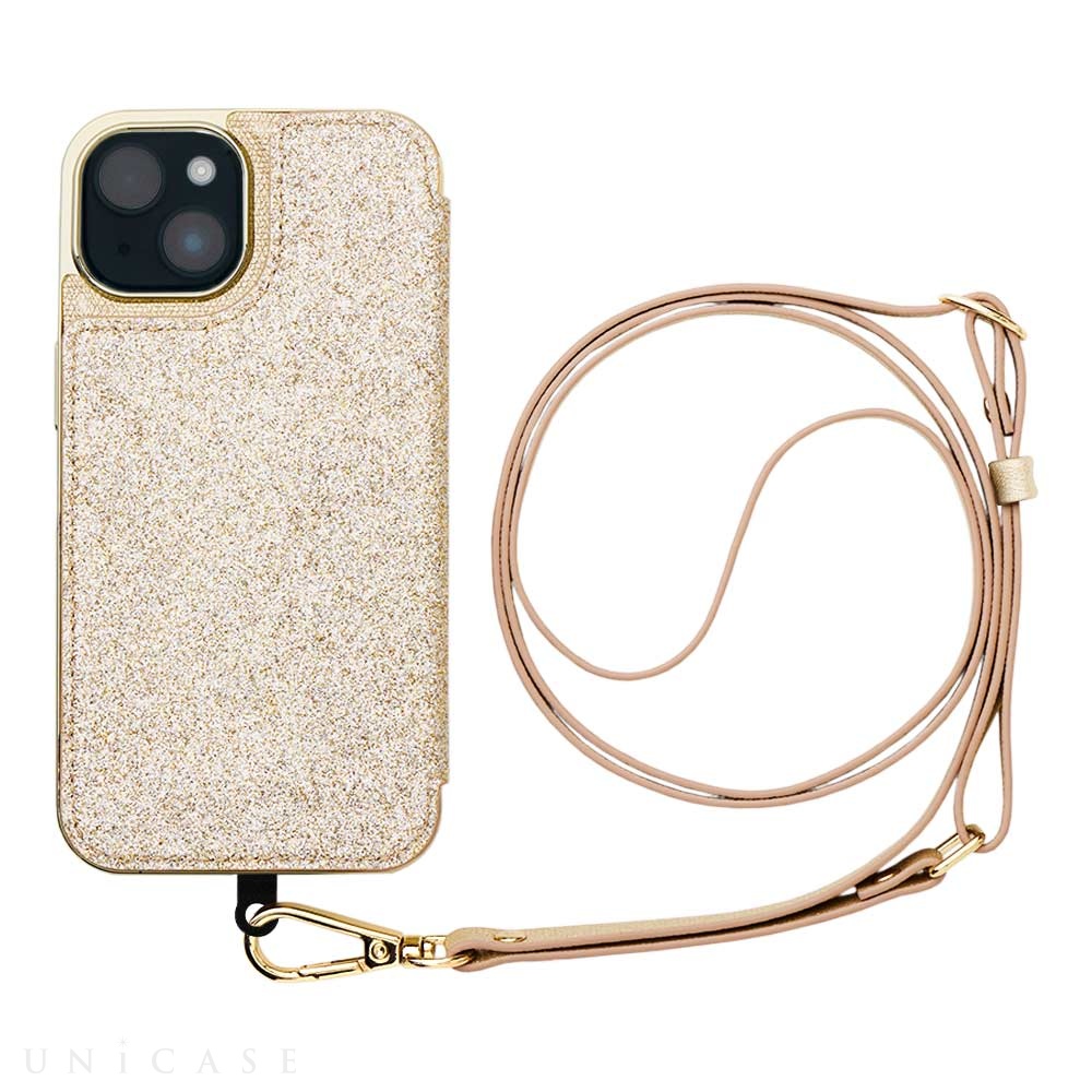 【アウトレット】【iPhone14/13 ケース】Cross Body Case Duo (prism gold)