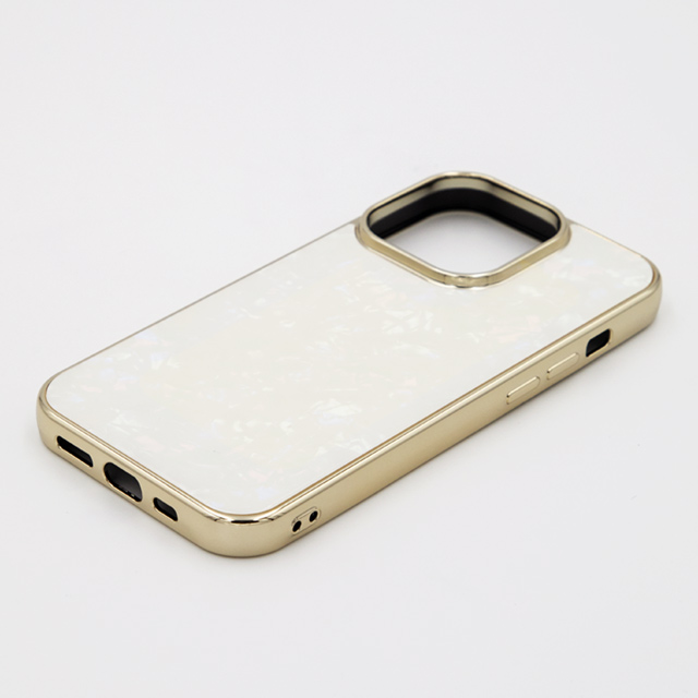 【アウトレット】【iPhone14 Pro ケース】Glass Shell Case (gold)goods_nameサブ画像