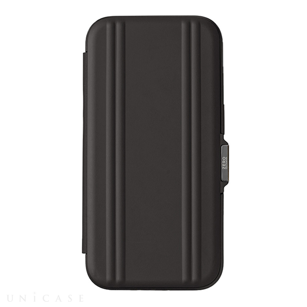 【アウトレット】【iPhone14 Pro ケース】ZERO HALLIBURTON Hybrid Shockproof Flip Case (Black)