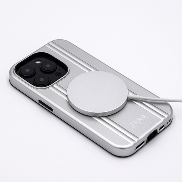 【アウトレット】【iPhone14 Pro Max ケース】ZERO HALLIBURTON Hybrid Shockproof Case (Silver)サブ画像