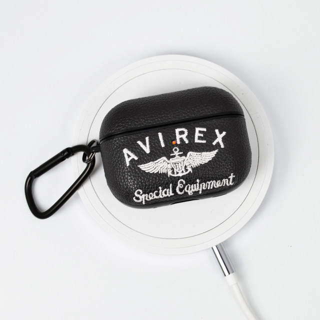 【AirPods Pro(第2/1世代) ケース】刺繍ロゴ (ブラック)goods_nameサブ画像