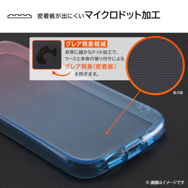 【iPhone14 ケース】耐衝撃 TPUソフトケース グラデーション GREA (ブルー/イエロー)