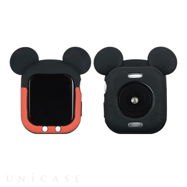 【Apple Watch ケース 41/40mm】ディズニー、ディズニー・ピクサーキャラクター シリコンケース (ミッキーマウス) for Apple Watch SE(第2/1世代)/Series9/8/7/6/5/4