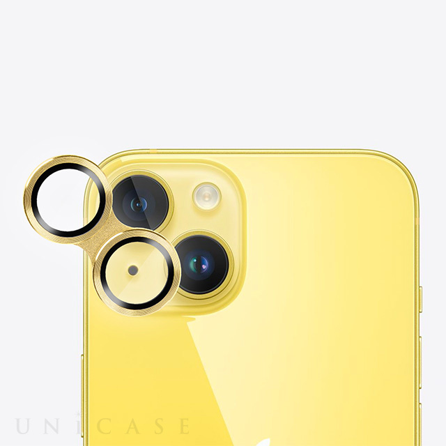 【iPhone14/14 Plus フィルム】Kenko スマートフォンレンズプロテクター (イエロー)