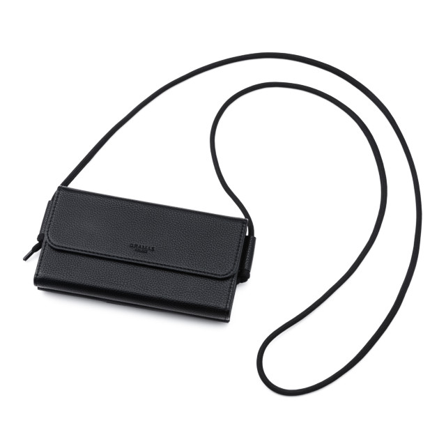 【アウトレット】【iPhone13 ケース】Sling Strap PU Leather Bag type Case (Black)goods_nameサブ画像