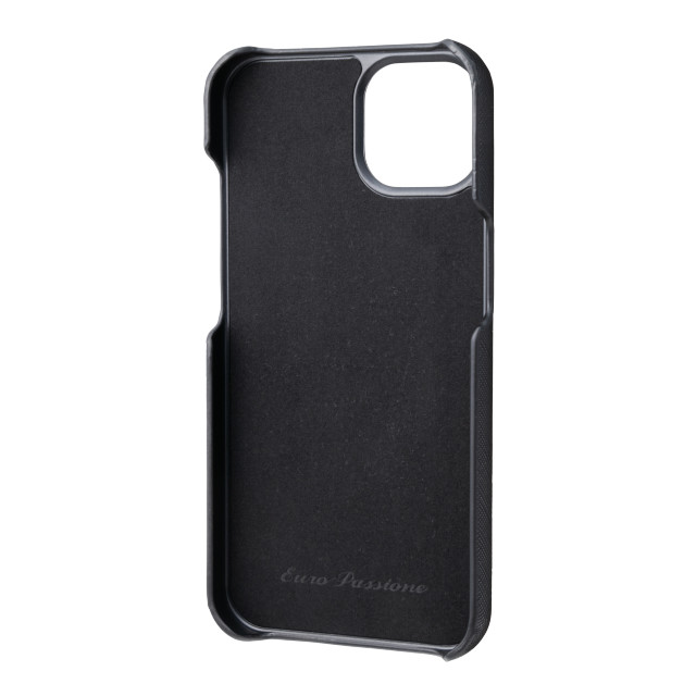 【アウトレット】【iPhone13 ケース】“EURO Passione” PU Leather Shell Case (Black)goods_nameサブ画像