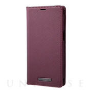 【アウトレット】【iPhone13 Pro ケース】“EURO Passione” PU Leather Book Case (Bordeaux)