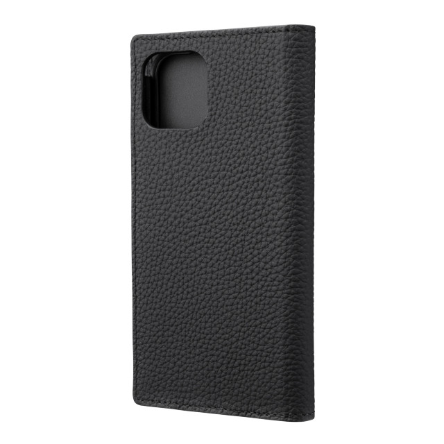 【アウトレット】【iPhone13 ケース】German Shrunken-calf Genuine Leather Book Case (Black)goods_nameサブ画像