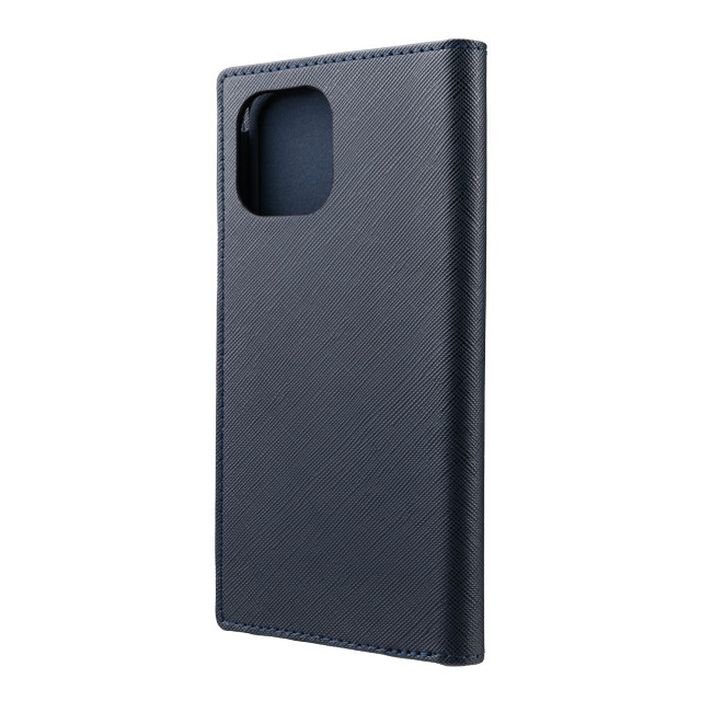 【アウトレット】【iPhone12 Pro Max ケース】“EURO Passione” PU Leather Book Case (Dark Navy)サブ画像