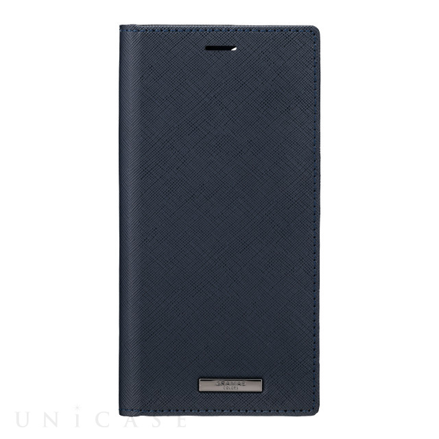 【アウトレット】【iPhone12 Pro Max ケース】“EURO Passione” PU Leather Book Case (Dark Navy)