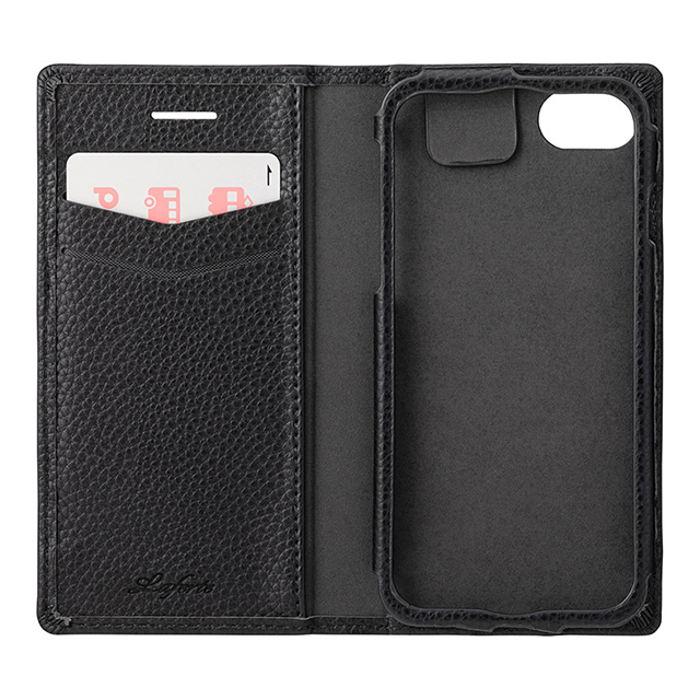 【アウトレット】【iPhoneSE(第3/2世代)/8/7/6s/6 ケース】“Shrink” PU Leather Book Case (Black)goods_nameサブ画像