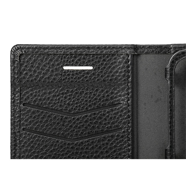 【アウトレット】【iPhoneSE(第3/2世代)/8/7/6s/6 ケース】“Shrink” PU Leather Book Case (Black)サブ画像