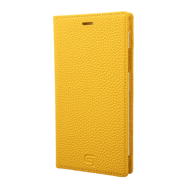 【アウトレット】【iPhone11/XR ケース】Shrunken-Calf Leather Book Case (Yellow)goods_nameサブ画像