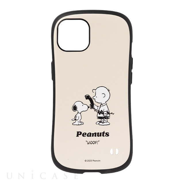 【iPhone13 ケース】PEANUTS iFace First Classケース (くすみホワイト/テレフォン)