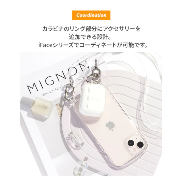 【iPhone14 ケース】iFace Hang and クリアケース/ショルダーストラップセット (クリア)goods_nameサブ画像