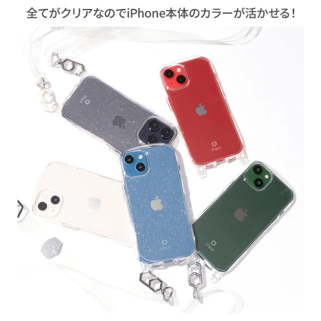 【iPhone14 Pro ケース】iFace Hang and クリアケース/ショルダーストラップセット (クリア)サブ画像