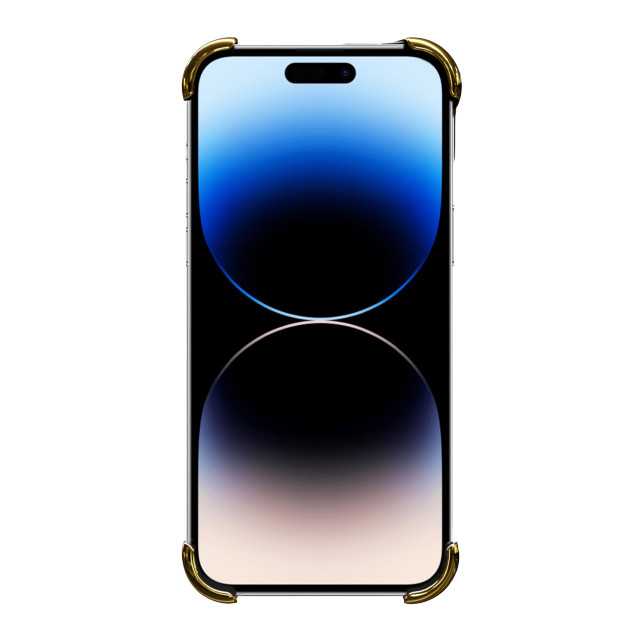 【iPhone14 Pro ケース】Arc Pulse (アルミ・ミラーゴールド)