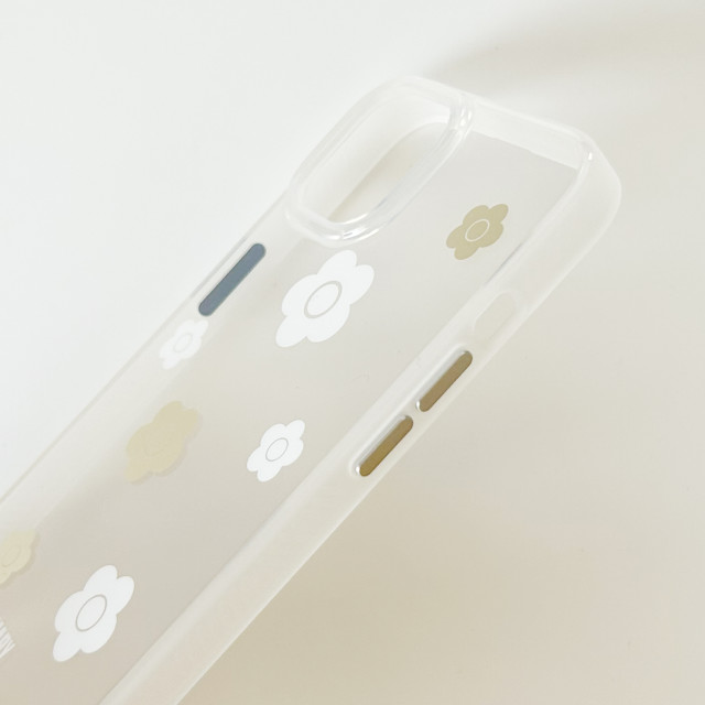 【iPhone14/13 ケース】RANDOM DAISY Hybrid Clear Case (WHITE/GOLD)サブ画像