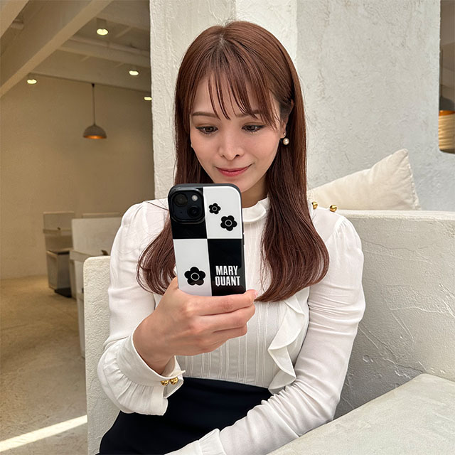 【iPhoneSE(第3/2世代)/8 ケース】MONOTONE DESIGN Hybrid  Case (BLACK/WHITE)サブ画像