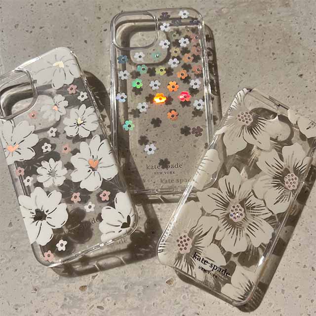 【アウトレット】【iPhone14 Plus ケース】Protective Hardshell Case (Classic Peony/Cream/Rose Gold Foil/Gold Foil/Gems)サブ画像