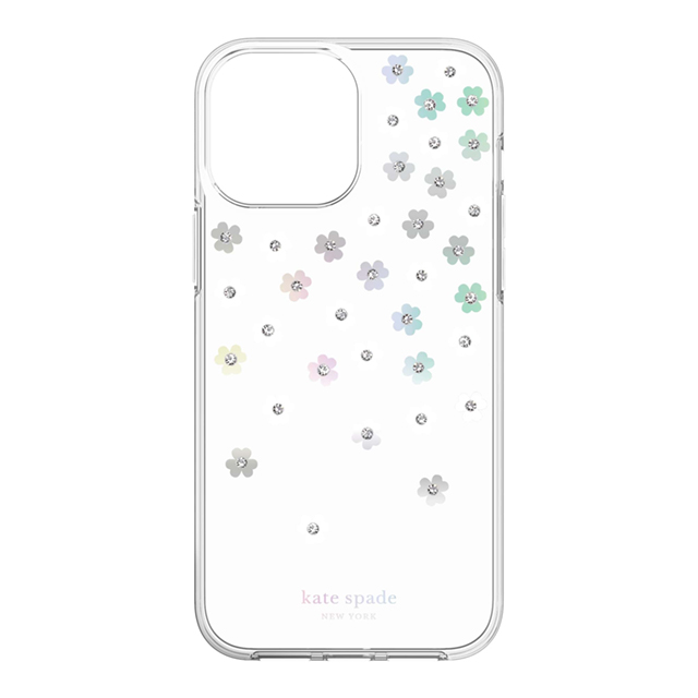 【アウトレット】【iPhone13 Pro Max ケース】Protective Hardshell Case (Scattered Flowers/Iridescent/Clear/White/Gems)goods_nameサブ画像