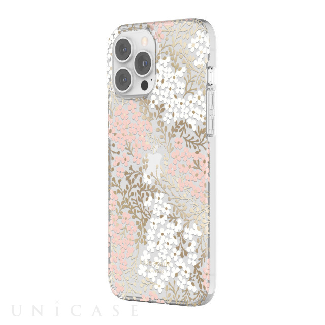 【アウトレット】【iPhone13 Pro Max ケース】Protective Hardshell Case (Multi Floral/Blush/White/Gold Foil/Gems/Clear)
