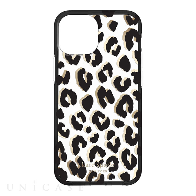 【アウトレット】【iPhone13 ケース】Protective Hardshell Case (City Leopard Black/Gold Foil/Clear)