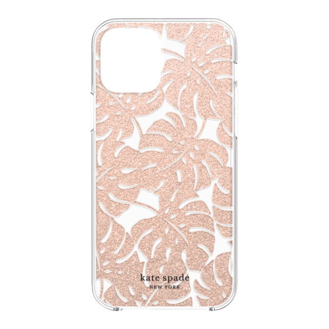 【アウトレット】【iPhone12/12 Pro ケース】Protective Hardshell Case (Island Leaf Pink Glitter/Clear/Blush Bumper)goods_nameサブ画像