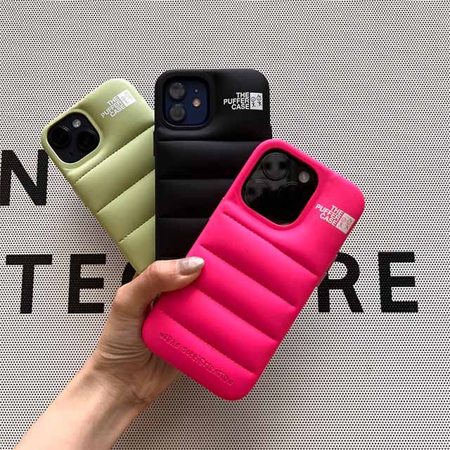 【iPhone14 Pro Max ケース】THE PUFFER CASE (BLACK)サブ画像