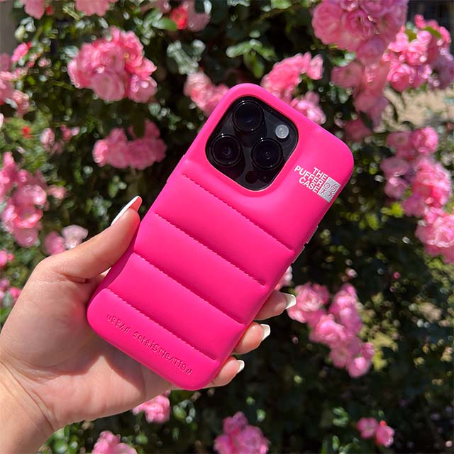 【iPhone14 Pro Max ケース】THE PUFFER CASE (HOT PINK)goods_nameサブ画像