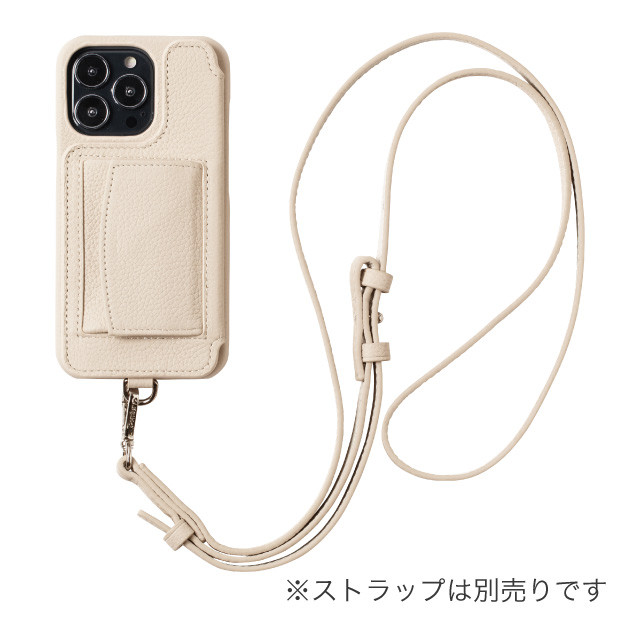 iPhone14 Pro ケース】POCHE (ベージュ) Demiurvo | iPhoneケースは