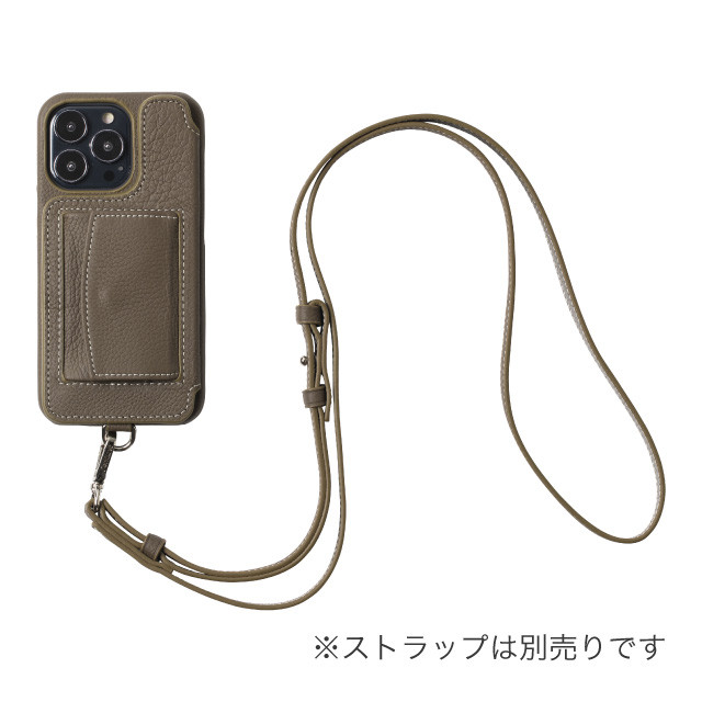 【iPhone13 Pro ケース】POCHE (エトープ)サブ画像