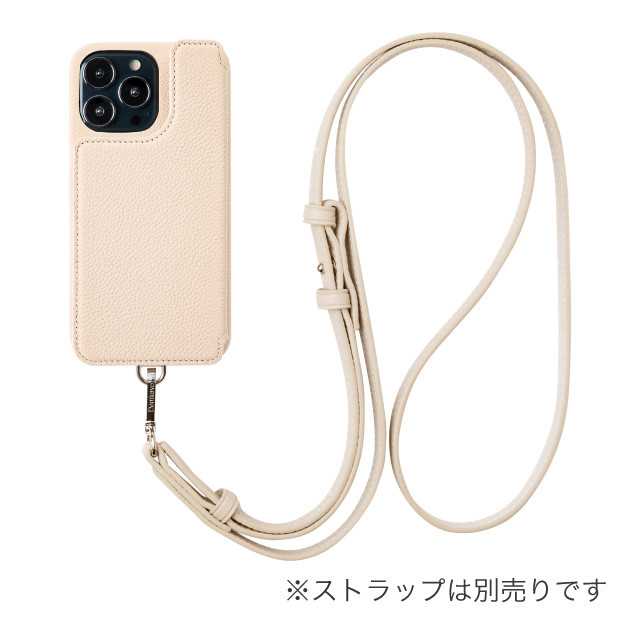 【iPhone14 Pro Max ケース】POCHE FLAT (ベージュ)サブ画像