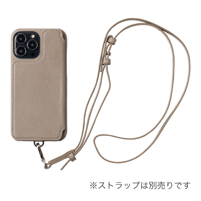 【iPhone14 Pro Max ケース】POCHE FLAT (チャコール)goods_nameサブ画像