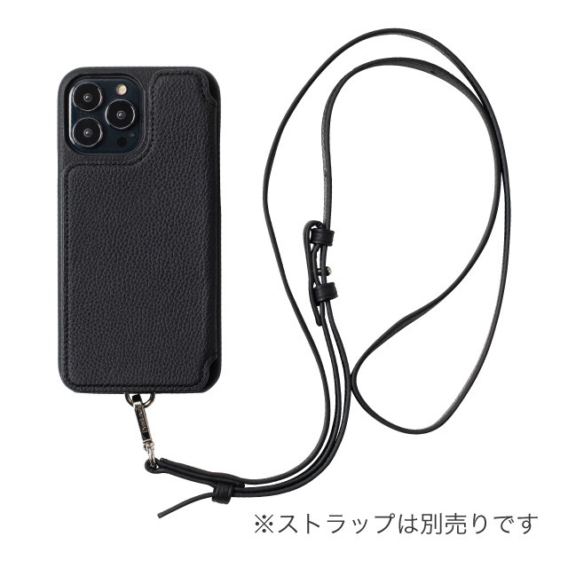 【iPhone14 Pro Max ケース】POCHE FLAT (ブラック)goods_nameサブ画像