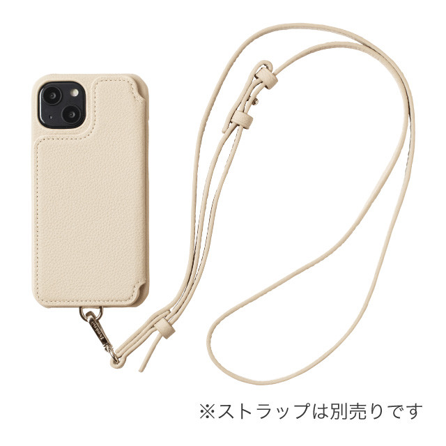 【iPhone14 ケース】POCHE FLAT (ベージュ)サブ画像