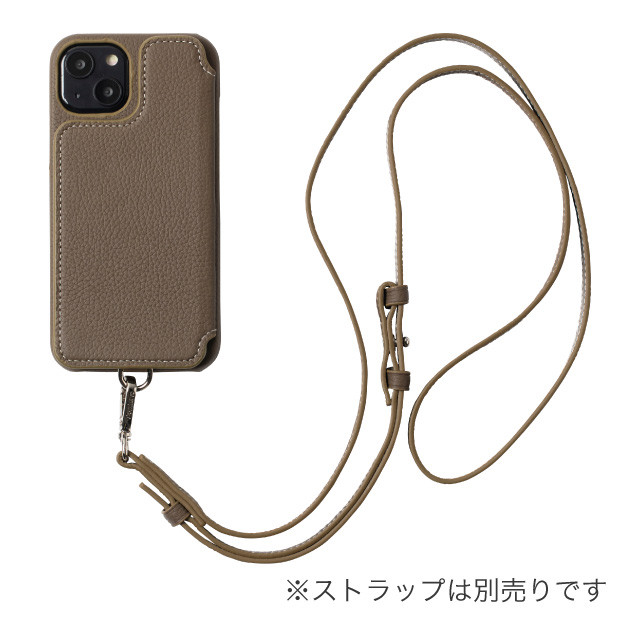 【iPhone14 ケース】POCHE FLAT (エトープ)サブ画像