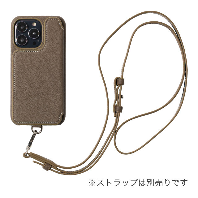 【iPhone13 Pro ケース】POCHE FLAT (エトープ)サブ画像