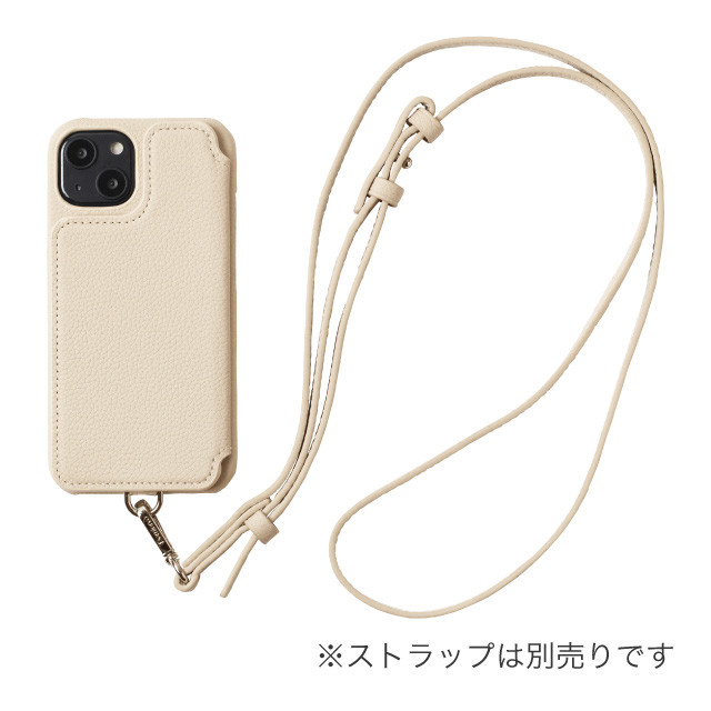 【iPhone13 ケース】POCHE FLAT (ベージュ)サブ画像