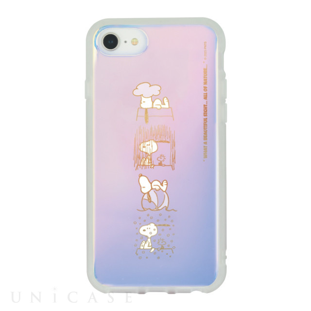 【iPhoneSE(第3/2世代)/8/7/6s/6 ケース】ピーナッツ IIII fit Clear (ネイチャー)