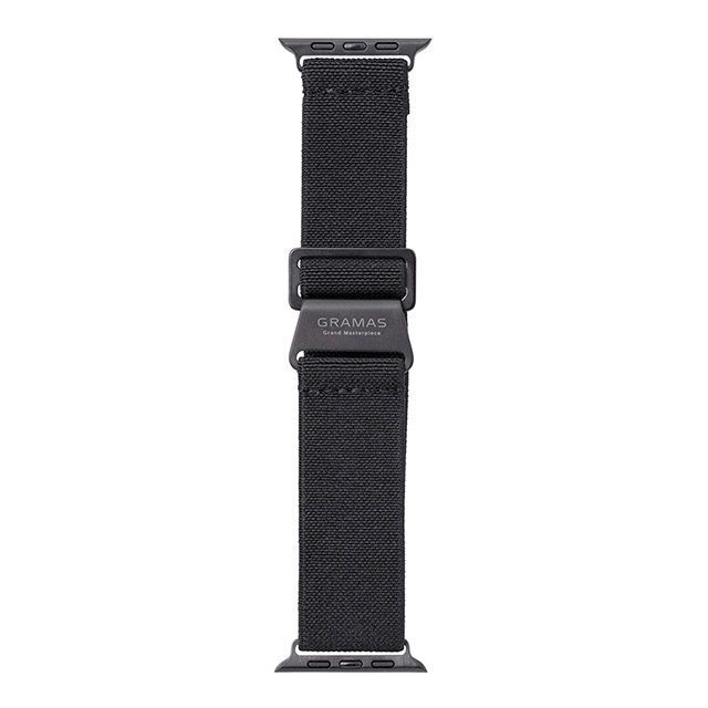 【Apple Watch バンド 49/45/44/42mm】MARINE NATIONALE STRAP ULTRA エラスティックループ (Black) for Apple Watch Ultra2/1/SE(第2/1世代)/Series9/8/7/6/5/4/3/2/1サブ画像