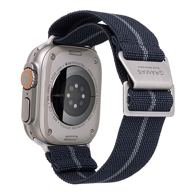 【Apple Watch バンド 49/45/44/42mm】MARINE NATIONALE STRAP ULTRA エラスティックループ (Navy) for Apple Watch Ultra2/1/SE(第2/1世代)/Series9/8/7/6/5/4/3/2/1goods_nameサブ画像