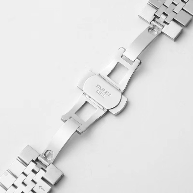 【Apple Watch バンド 41/40/38mm】クラシックバンド ジュビリー (シルバー) for Apple Watch SE(第2/1世代)/Series9/8/7/6/5/4/3/2/1goods_nameサブ画像