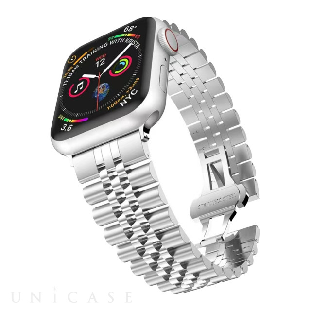 【Apple Watch バンド 41/40/38mm】クラシックバンド ジュビリー (シルバー) for Apple Watch SE(第2/1世代)/Series9/8/7/6/5/4/3/2/1