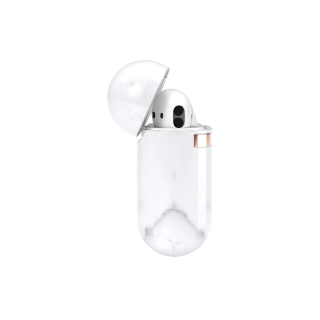 【アウトレット】【AirPods(第2/1世代) ケース】White Marble Casegoods_nameサブ画像