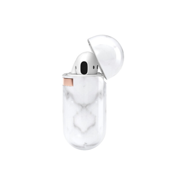 【アウトレット】【AirPods(第2/1世代) ケース】White Marble Casegoods_nameサブ画像