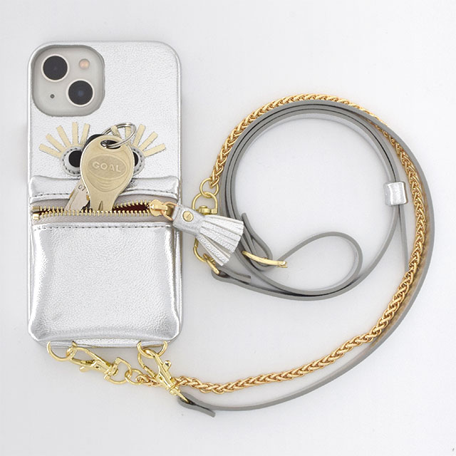 【iPhone14/13 ケース】follow me case (silver)サブ画像