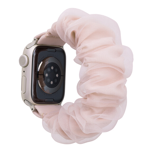 【Apple Watch バンド 41/40/38mm】”Souffle” シュシュバンド (ベイビーピンク) for Apple Watch SE(第2/1世代)/Series9/8/7/6/5/4/3/2/1goods_nameサブ画像