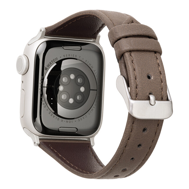 【Apple Watch バンド 41/40/38mm】”Lumiere” 強力撥水レザーバンド (トープ) for Apple Watch SE(第2/1世代)/Series9/8/7/6/5/4/3/2/1goods_nameサブ画像